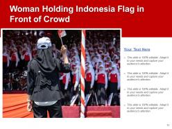 Indonesia Flag Waterfall Beach Location Crowd Pointer