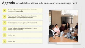 Industrial Relations In Human Resource Management Powerpoint Presentation Slides Impactful Analytical