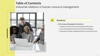 Industrial Relations In Human Resource Management Powerpoint Presentation Slides Attractive Analytical