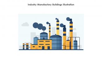 Industry Manufactory Buildings Illustration