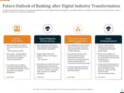 Industry transformation strategies in banking sector and workforce transformation complete deck