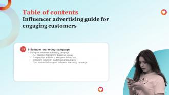 Influencer Advertising Guide For Engaging Customers Strategy CD V Analytical Visual