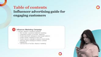 Influencer Advertising Guide For Engaging Customers Strategy CD V Good Appealing