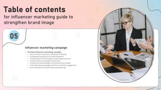 Influencer Marketing Guide To Strengthen Brand Image Powerpoint Presentation Slides Strategy CD Colorful Interactive