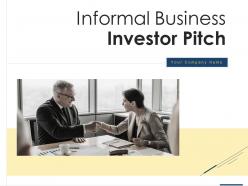 Informal business investor pitch ppt template