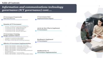 Information And Communications Technology Governance Ict Governance Powerpoint Presentation Slides