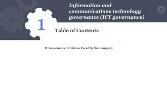 Information And Communications Technology Governance Ict Governance Powerpoint Presentation Slides