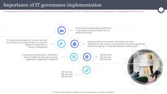 Information And Communications Technology Governance Ict Governance Powerpoint Presentation Slides