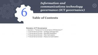 Information And Communications Technology Governance Ict Governance Powerpoint Presentation Slides