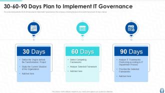 Information Technology Governance Powerpoint Presentation Slides