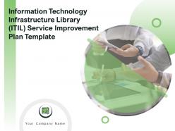 Information technology infrastructure library itil service improvement plan template complete deck