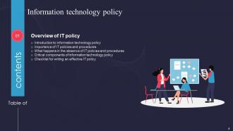 Information Technology Policy IT Powerpoint Presentation Slides