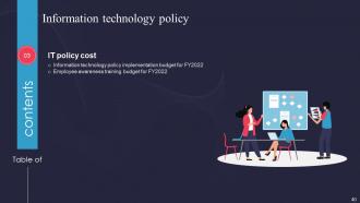 Information Technology Policy IT Powerpoint Presentation Slides