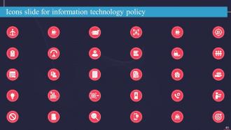 Information Technology Policy IT Powerpoint Presentation Slides