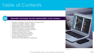 Information Technology Security Powerpoint Presentation Slides