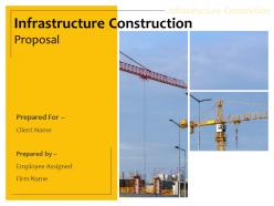 Infrastructure Construction Proposal Powerpoint Presentation Slides