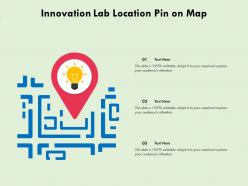 Innovation lab location pin on map