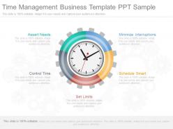 Innovative time management business template ppt sample