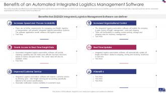 Integrated Logistics Management Strategies To Increase Order Accuracy Status Complete Deck