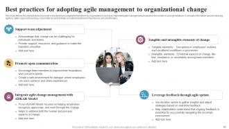 Integrating Change Management In Agile Organizations CM CD Good Analytical