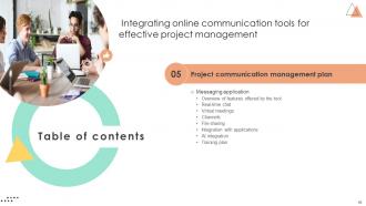 Integrating Online Communication Tools For Effective Project Management Complete Deck PM CD Editable Analytical