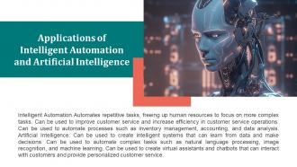 Intelligent Automation Vs Artificial Intelligence Powerpoint Presentation And Google Slides ICP Content Ready Attractive