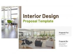 Interior design proposal template powerpoint presentation slides