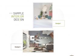 Interior design proposal template powerpoint presentation slides