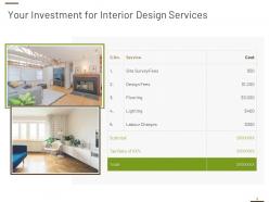 Interior design proposal template powerpoint presentation slides