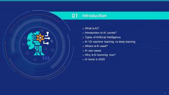 Introduction To Artificial Intelligence Powerpoint Presentation Slides