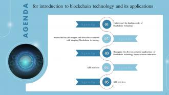 Introduction To Blockchain Technology And Its Applications BCT CD Good Attractive