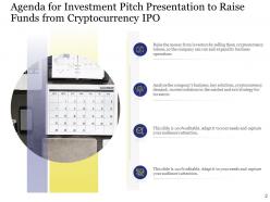 Investment pitch presentation to raise funds from cryptocurrency ipo complete deck