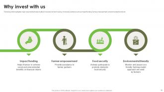 Investment Proposal Deck For Sustainable Agriculture Ppt Template Impressive Professional