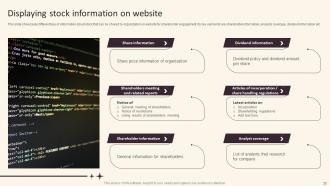 Investor Relations And Communication Strategy For Corporates Powerpoint Presentation Slides Template Unique