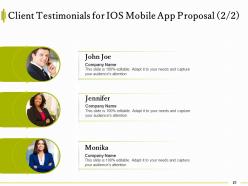 Ios mobile app proposal template powerpoint presentation slides