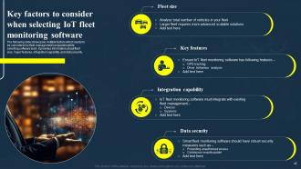 IoT Fleet Management Transforming Future Of Transportation IoT CD Powerpoint Presentation Slides Visual Unique