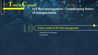 IoT Fleet Management Transforming Future Of Transportation IoT CD Powerpoint Presentation Slides Captivating Unique