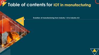 IoT In Manufacturing IT Powerpoint Presentation Slides Impressive Good