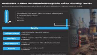 IoT Remote Asset Monitoring And Management Solutions Powerpoint Presentation Slides IoT CD Impressive Downloadable