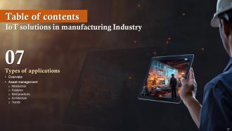 IoT Solutions In Manufacturing Industry Powerpoint Presentation Slides IoT CD Appealing Impactful