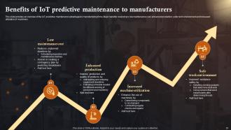 IoT Solutions In Manufacturing Industry Powerpoint Presentation Slides IoT CD Idea Downloadable