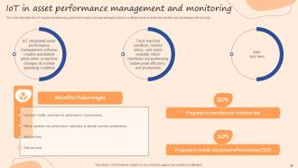 IoT Use Cases In Manufacturing Powerpoint Presentation Slides Attractive Researched