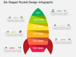 Ip six staged socket design infographcis flat powerpoint design