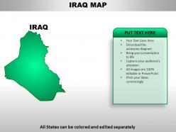 Iraq country powerpoint maps