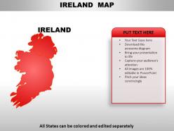 Ireland country powerpoint maps