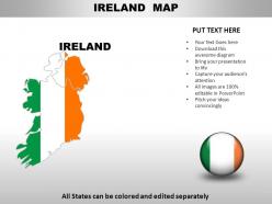 Ireland country powerpoint maps