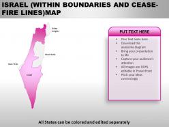 Israel country powerpoint maps