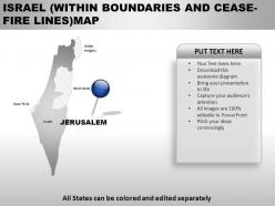 Israel country powerpoint maps