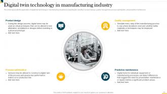 IT In Manufacturing Industry Powerpoint Presentation Slides