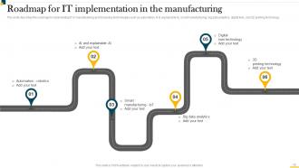 IT In Manufacturing Industry Powerpoint Presentation Slides